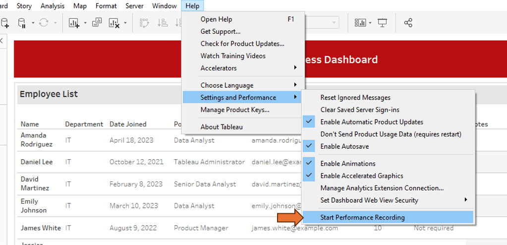 Tips to improve your Tableau Dashboard performance (p3) - EdgeRed