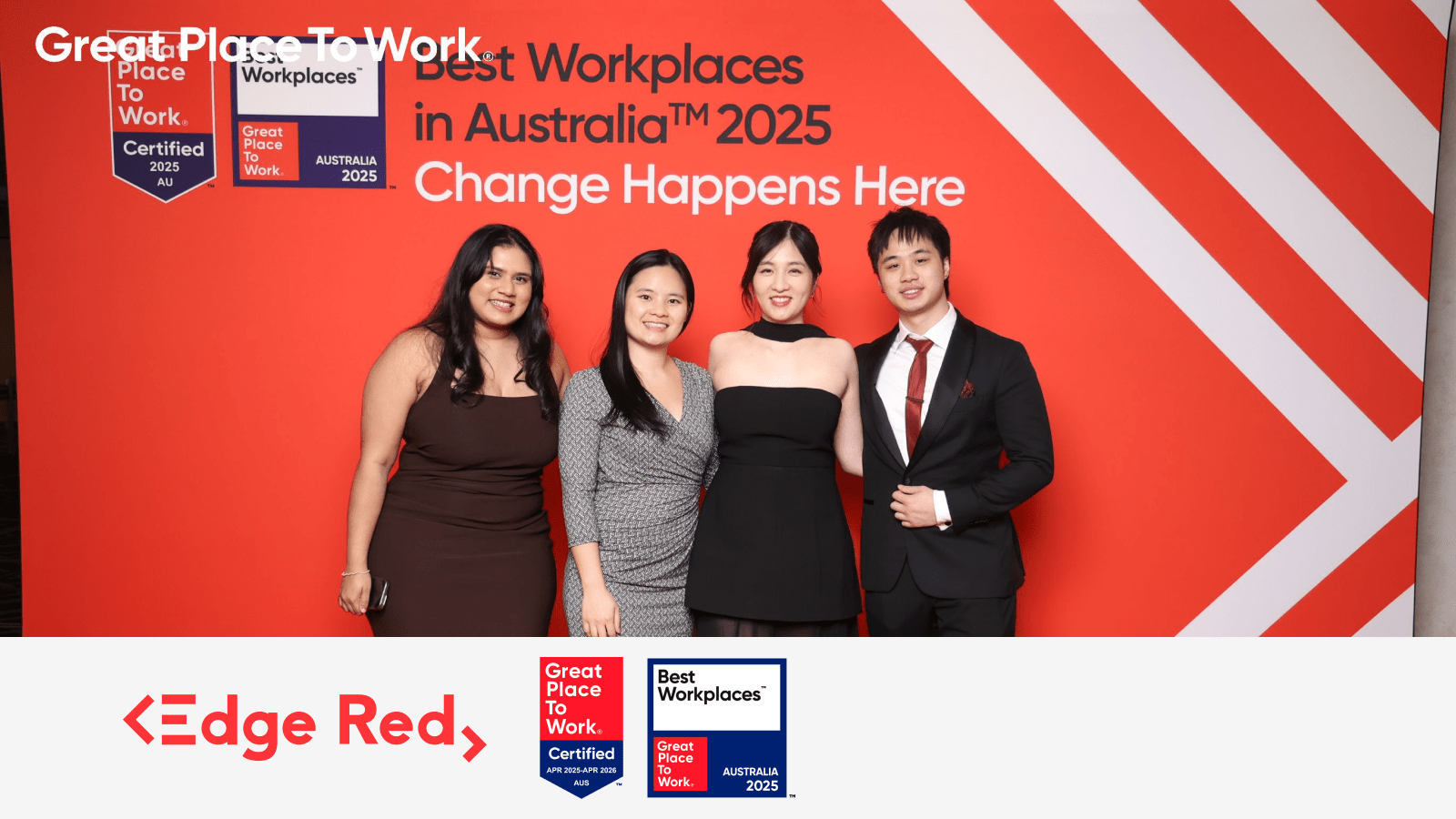 EdgeRed is Officially One of the Best Workplaces™ in Australia 2025