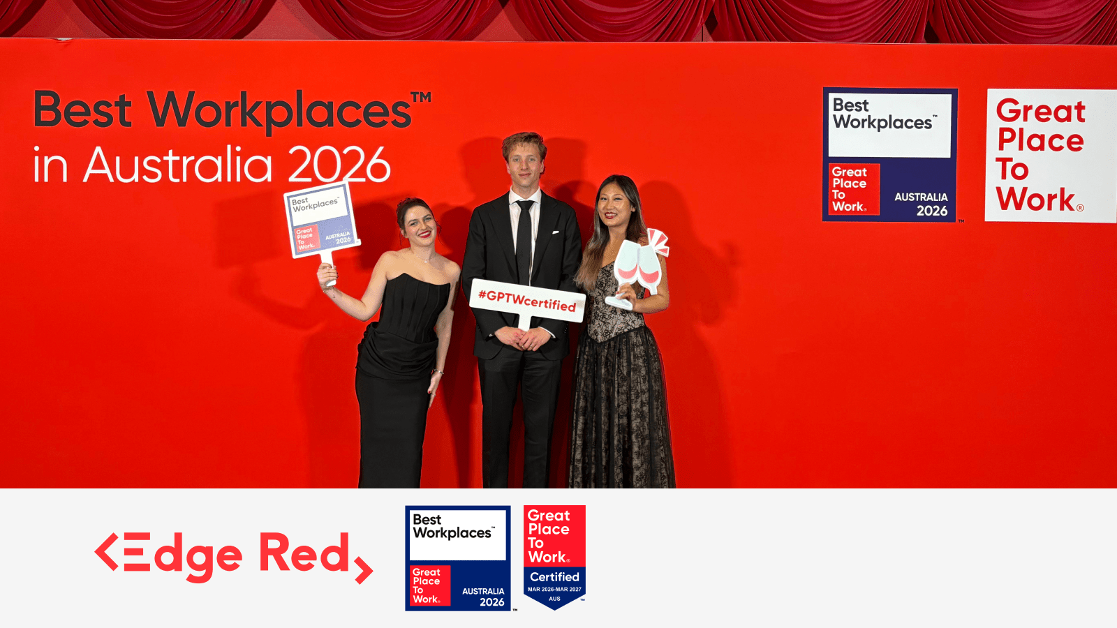 EdgeRed named one of Australia's Best Workplaces™ 2026